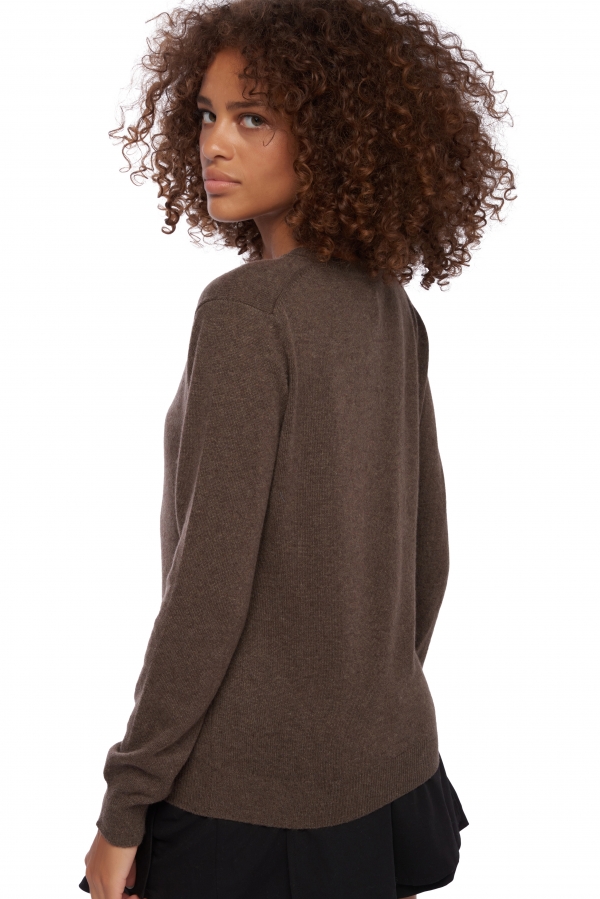 Cashmere ladies timeless classics faustine marron chine s