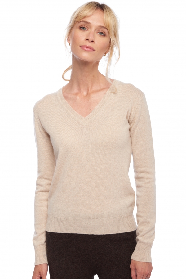 Cashmere ladies timeless classics faustine natural beige 3xl
