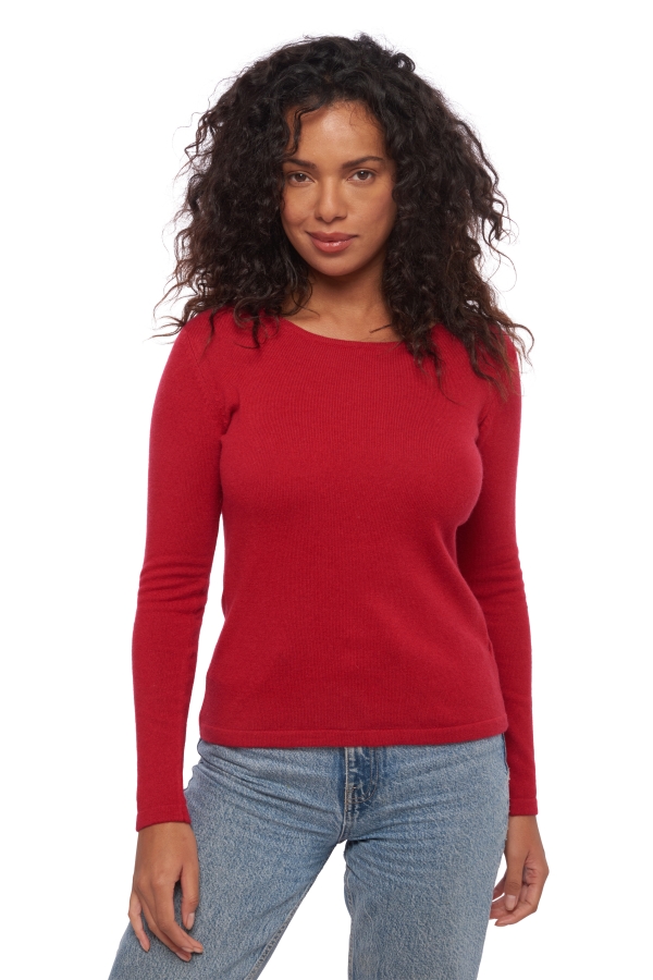 Cashmere ladies timeless classics solange blood red m