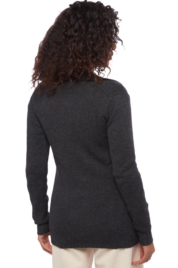 Cashmere ladies timeless classics vanessa charcoal marl s