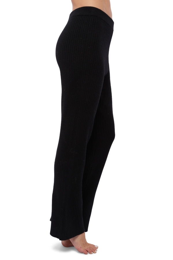 Cashmere ladies trousers leggings avignon black 3xl