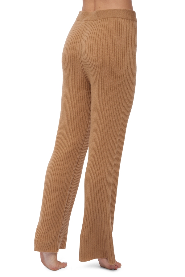 Cashmere ladies trousers leggings avignon camel 2xl