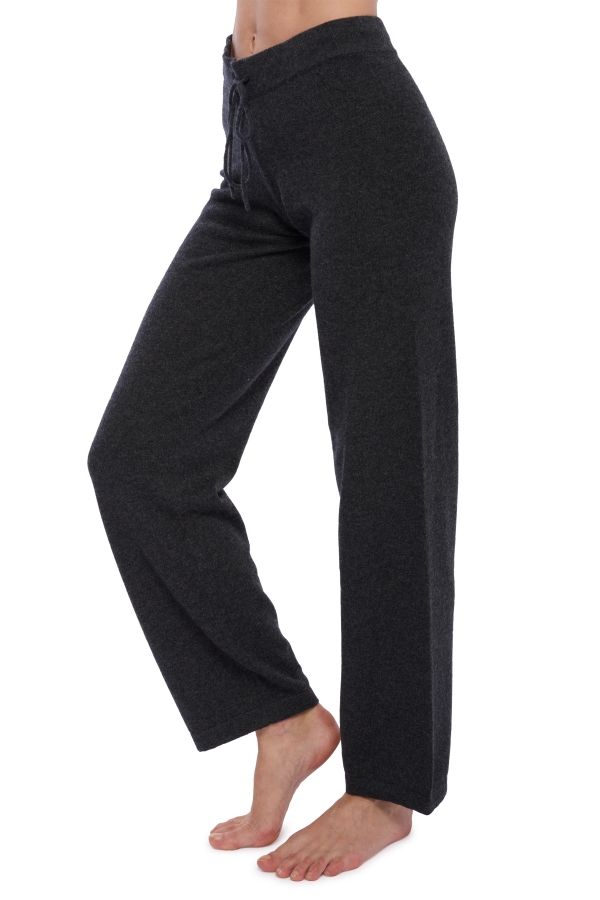 Cashmere ladies trousers leggings malice charcoal marl xs
