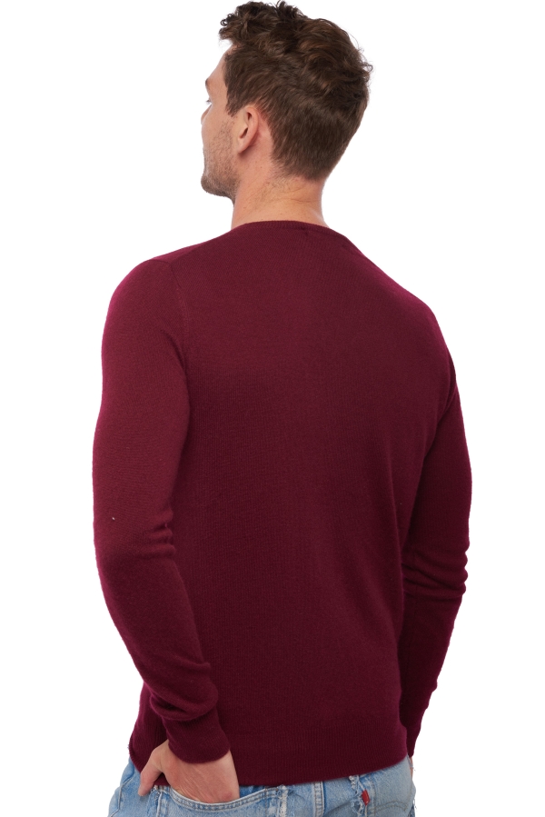 Cashmere men basic sweaters at low prices tao first burgundy s