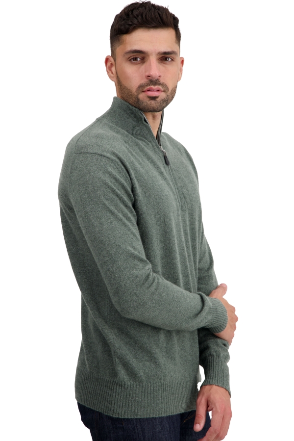 Cashmere men basic sweaters at low prices toulon first military green s