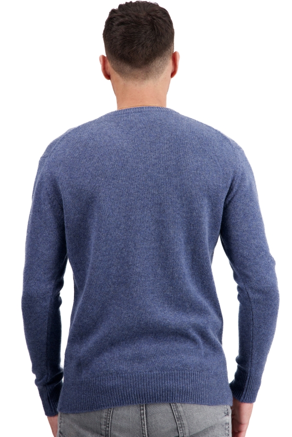 Cashmere men basic sweaters at low prices tour first nordic blue m