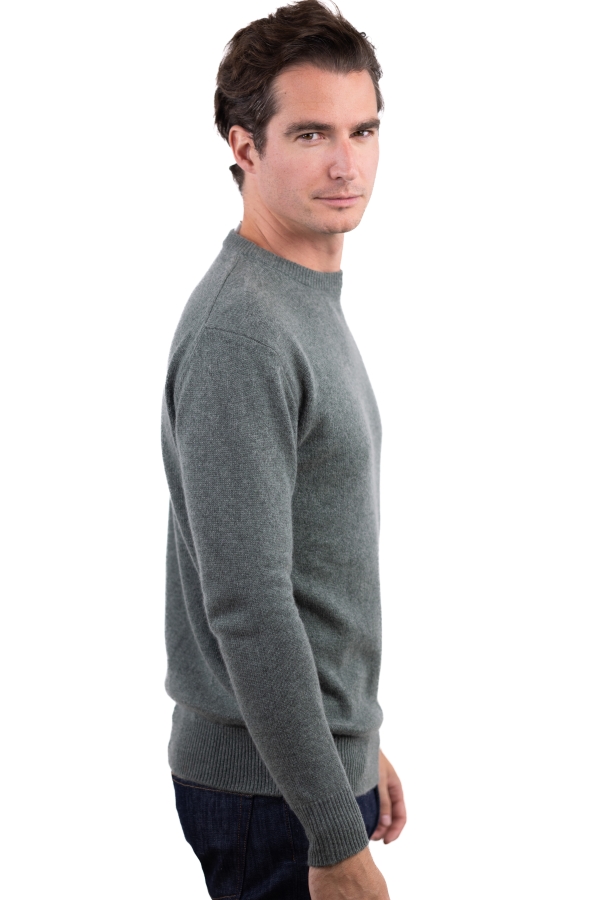 Cashmere men basic sweaters at low prices touraine first military green m