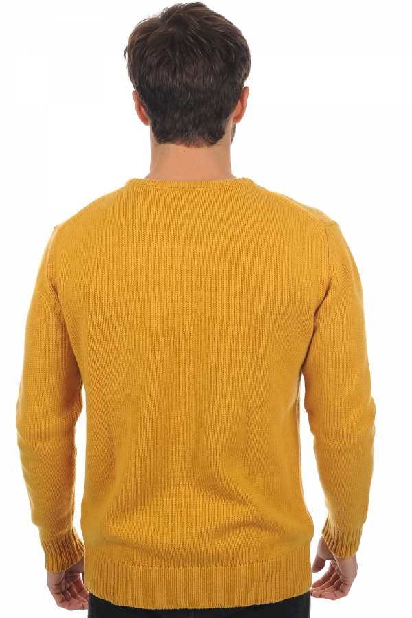 Cashmere men chunky sweater bilal mustard xs