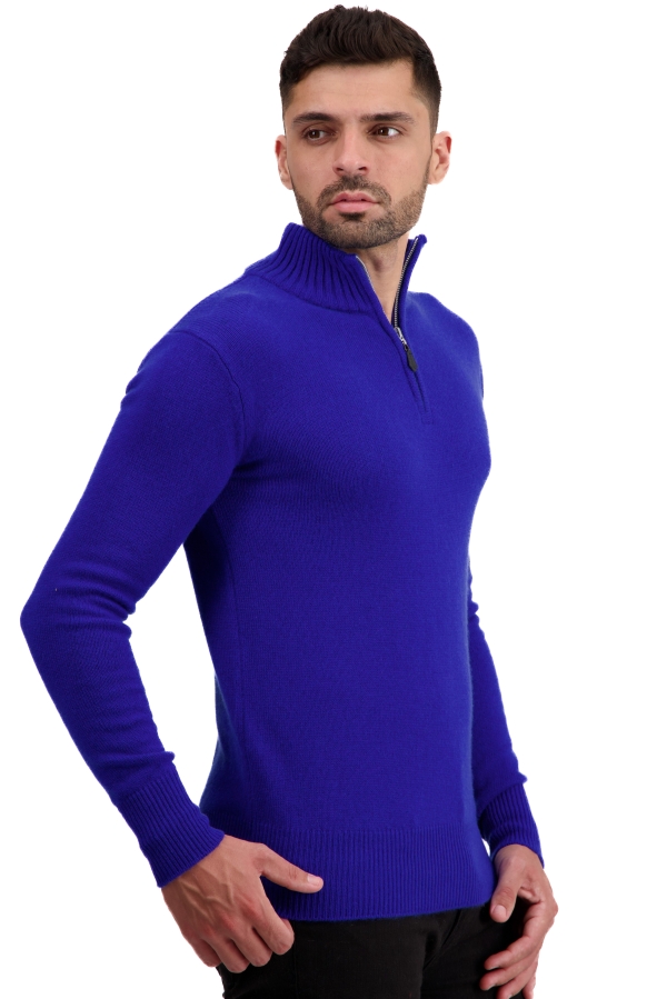 Cashmere men chunky sweater donovan bleu regata xl