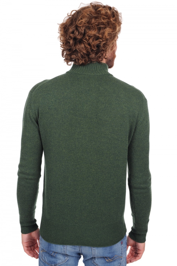 Cashmere men chunky sweater donovan cedar 2xl