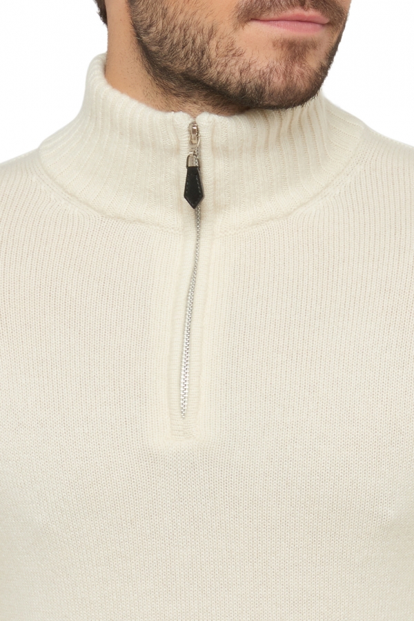 Cashmere men chunky sweater donovan premium tenzin natural l