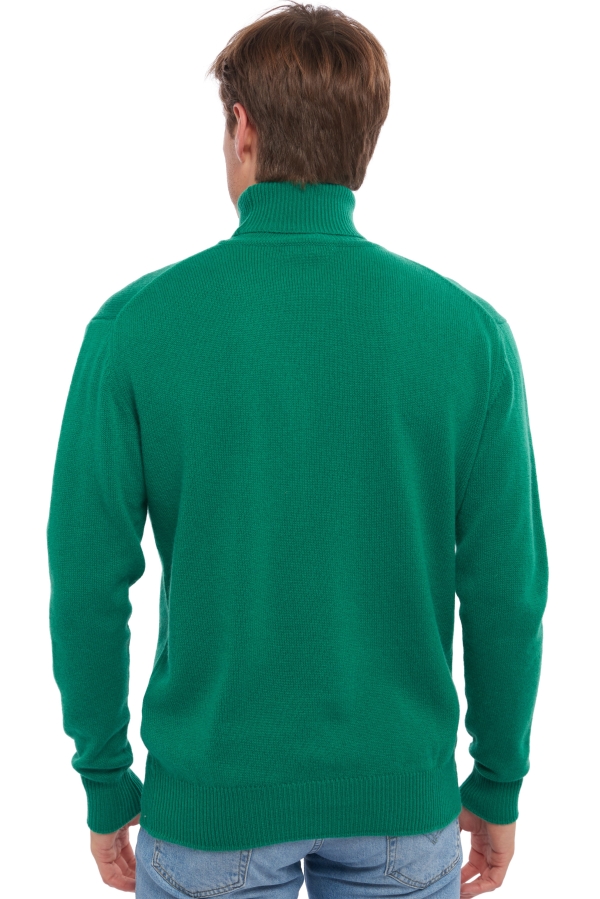 Cashmere men chunky sweater edgar 4f evergreen 2xl