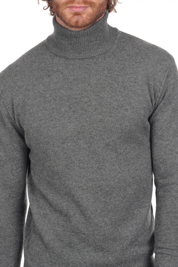 Cashmere men chunky sweater edgar 4f premium premium graphite 2xl