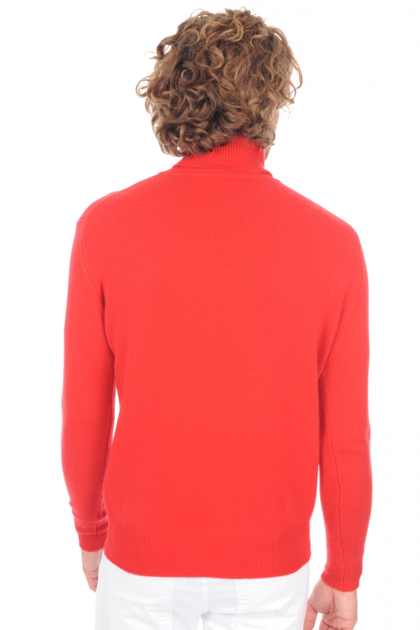 Cashmere men chunky sweater edgar 4f premium tango red l