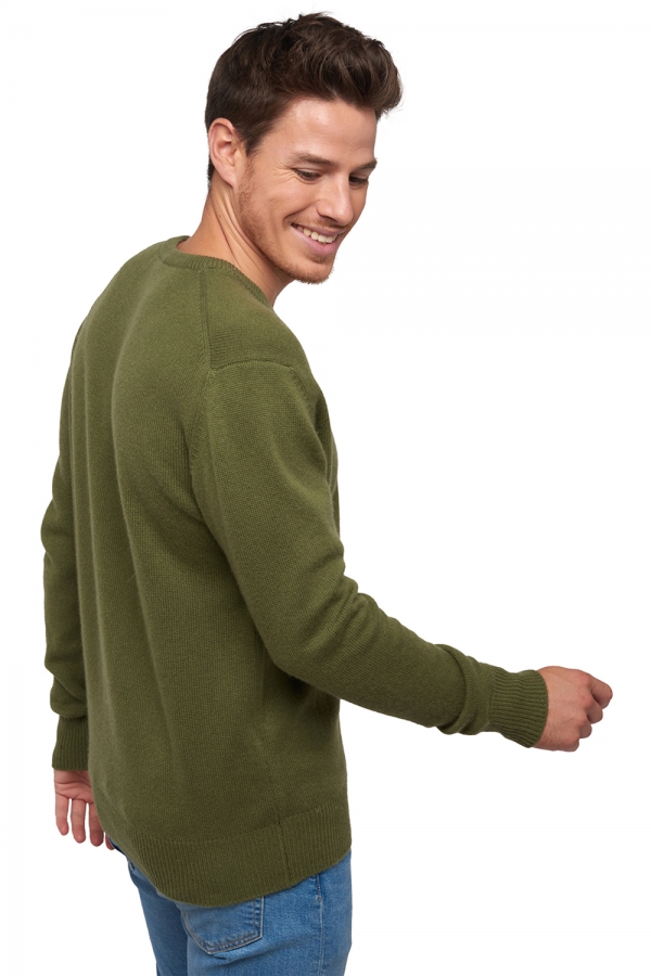 Cashmere men chunky sweater hippolyte 4f ivy green 2xl