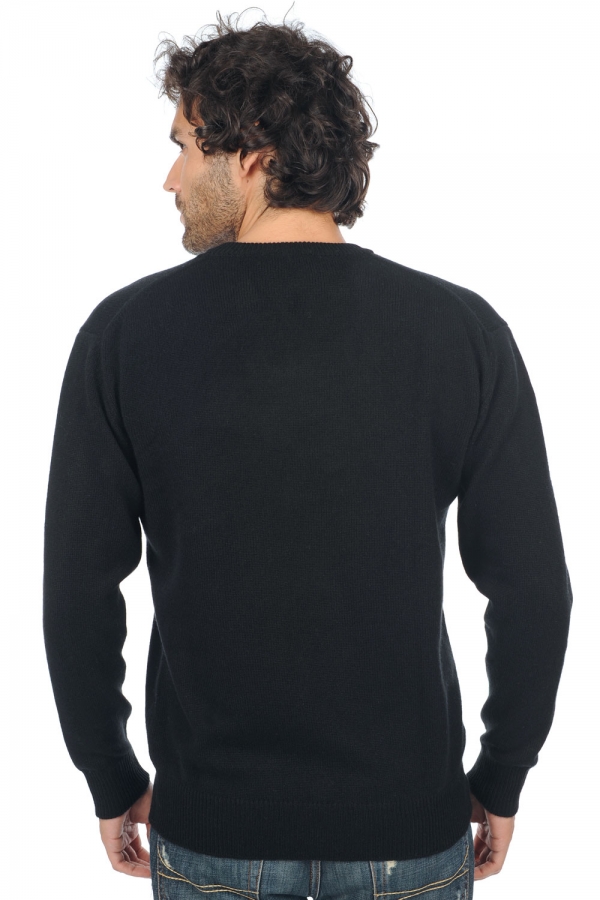 Cashmere men chunky sweater hippolyte 4f premium black 2xl
