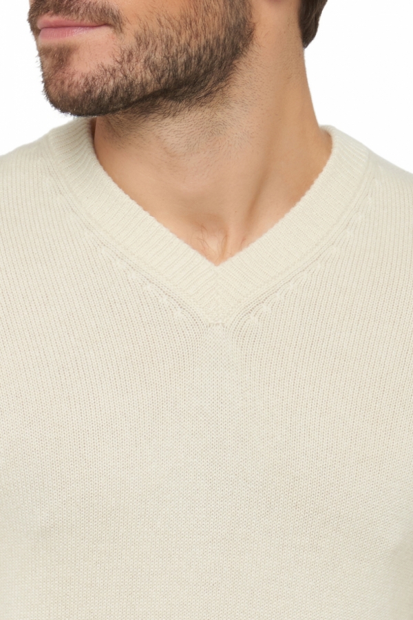 Cashmere men chunky sweater hippolyte 4f premium tenzin natural l