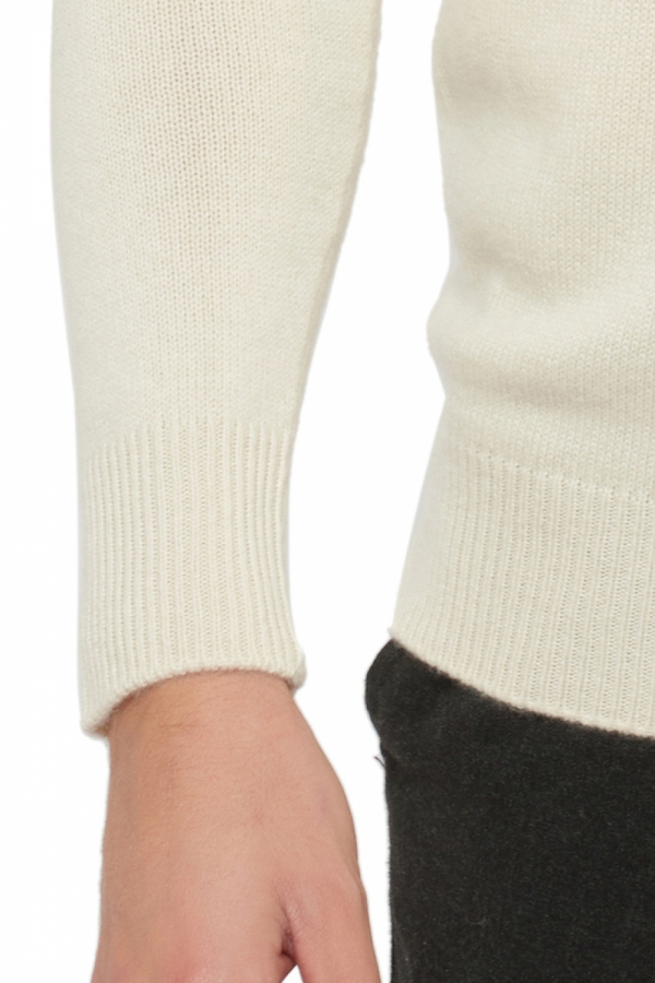 Cashmere men chunky sweater hippolyte 4f premium tenzin natural m
