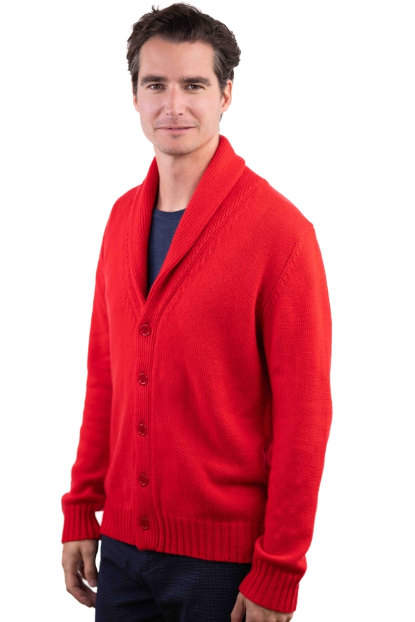 Cashmere men chunky sweater jovan rouge m