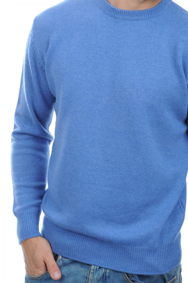 Cashmere men chunky sweater nestor 4f blue chine m