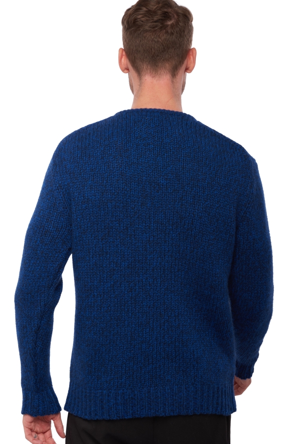 Cashmere men chunky sweater verdun dress blue kleny l