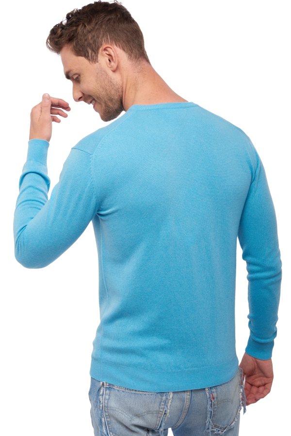 Cashmere men maddox teal blue s