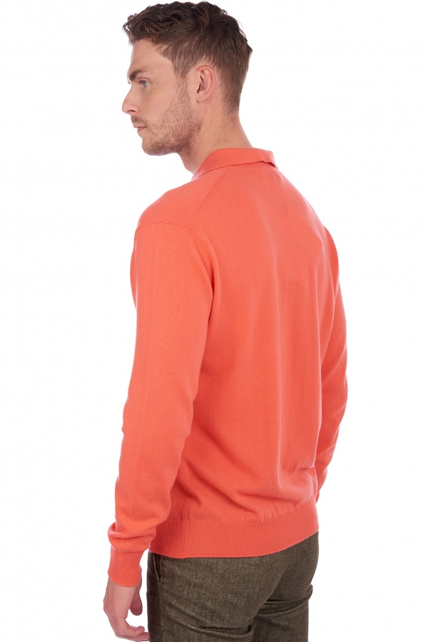 Cashmere men polo style sweaters alexandre coral m