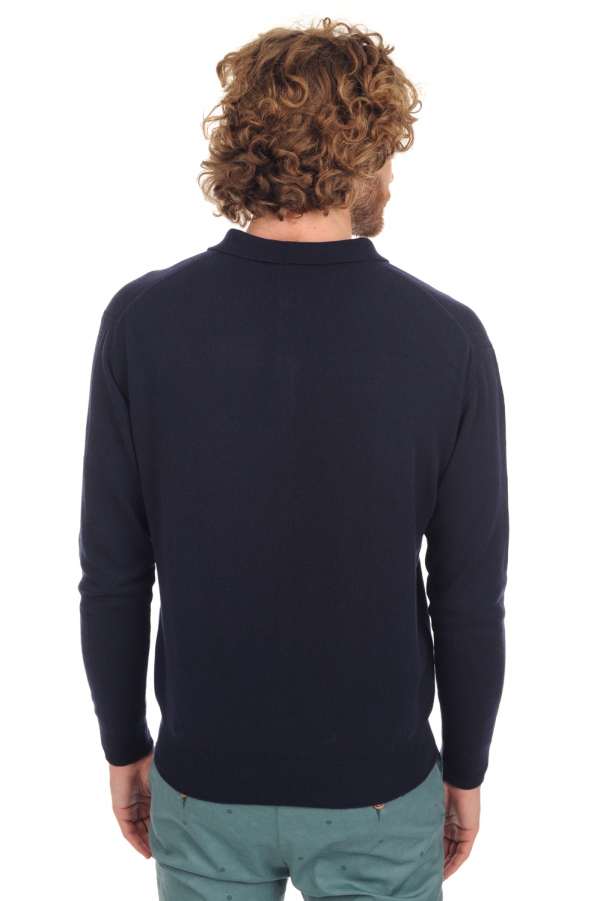 Cashmere men polo style sweaters alexandre premium premium navy l