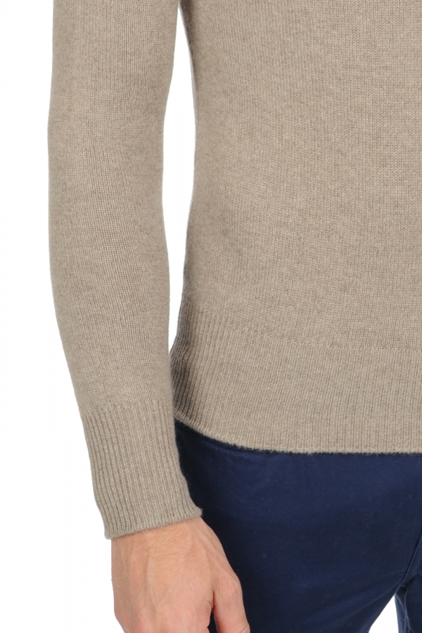 Cashmere men polo style sweaters donovan premium dolma natural l