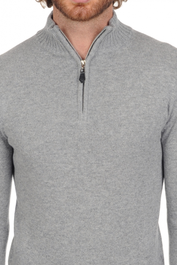 Cashmere men polo style sweaters donovan premium premium flanell l