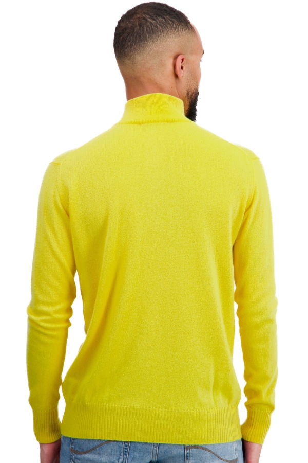 Cashmere men polo style sweaters toulon first daffodil 2xl