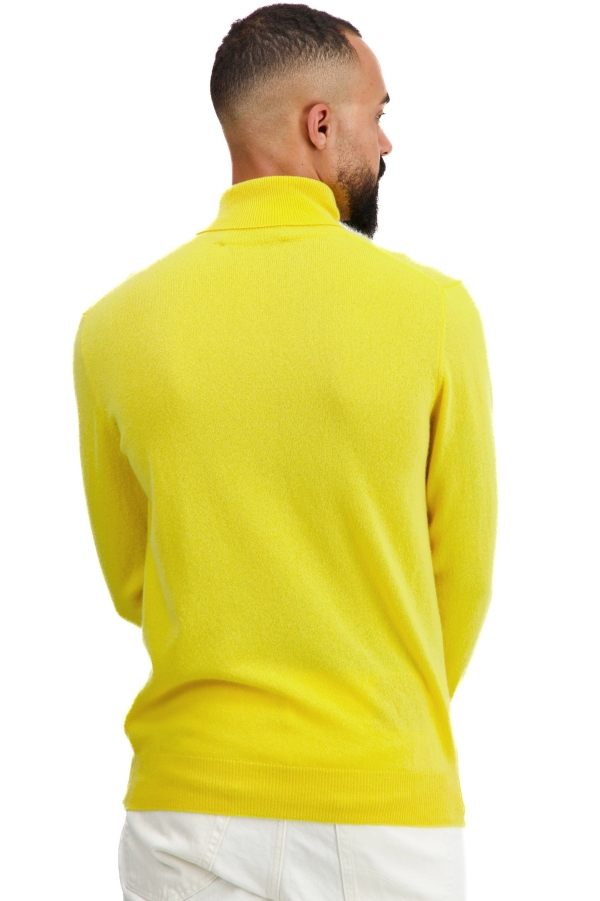 Cashmere men roll neck tarry first daffodil xl