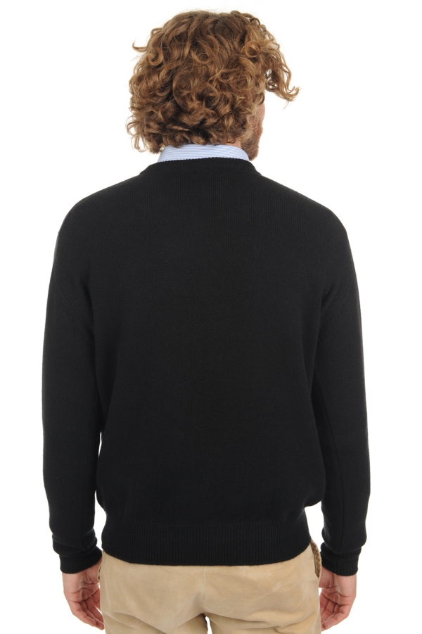 Cashmere men round necks nestor 4f premium black 2xl