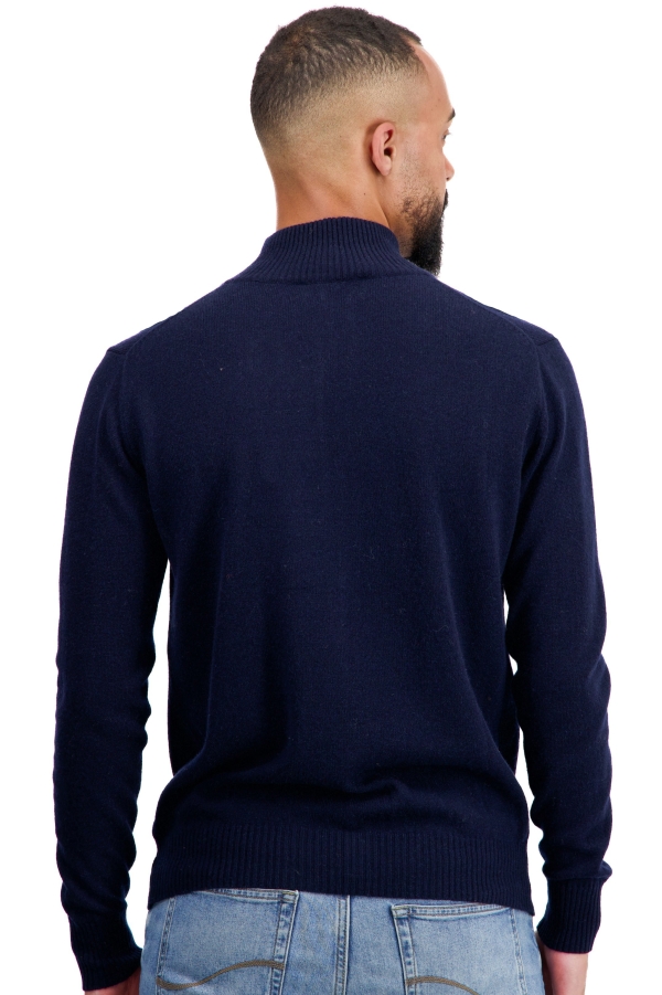 Cashmere men waistcoat sleeveless sweaters thobias first dress blue xl