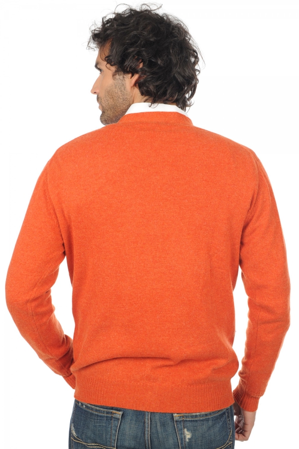 Cashmere men waistcoat sleeveless sweaters yoni paprika 3xl