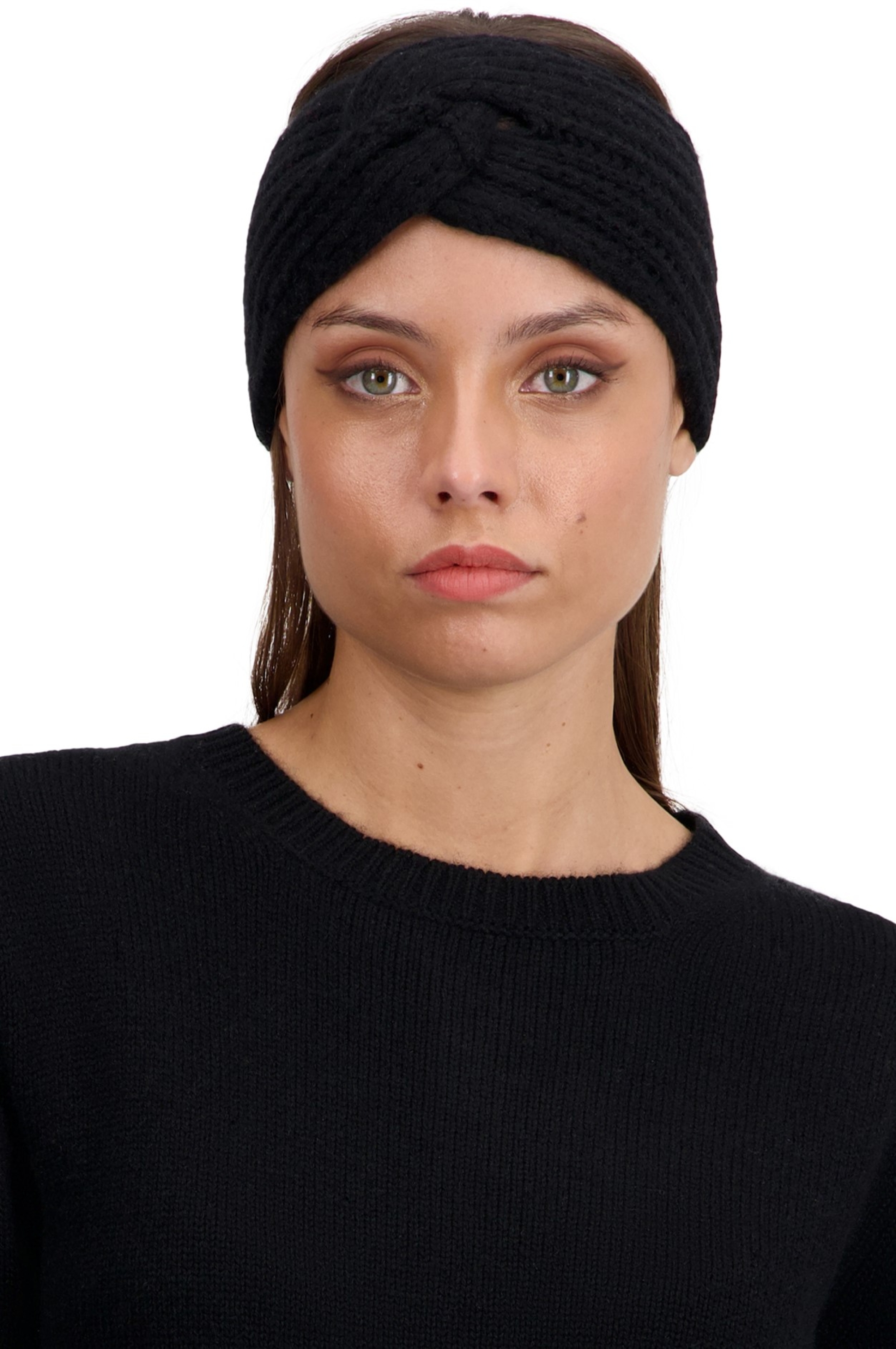 Cashmere accessories beanie taka black 22 x 10 cm