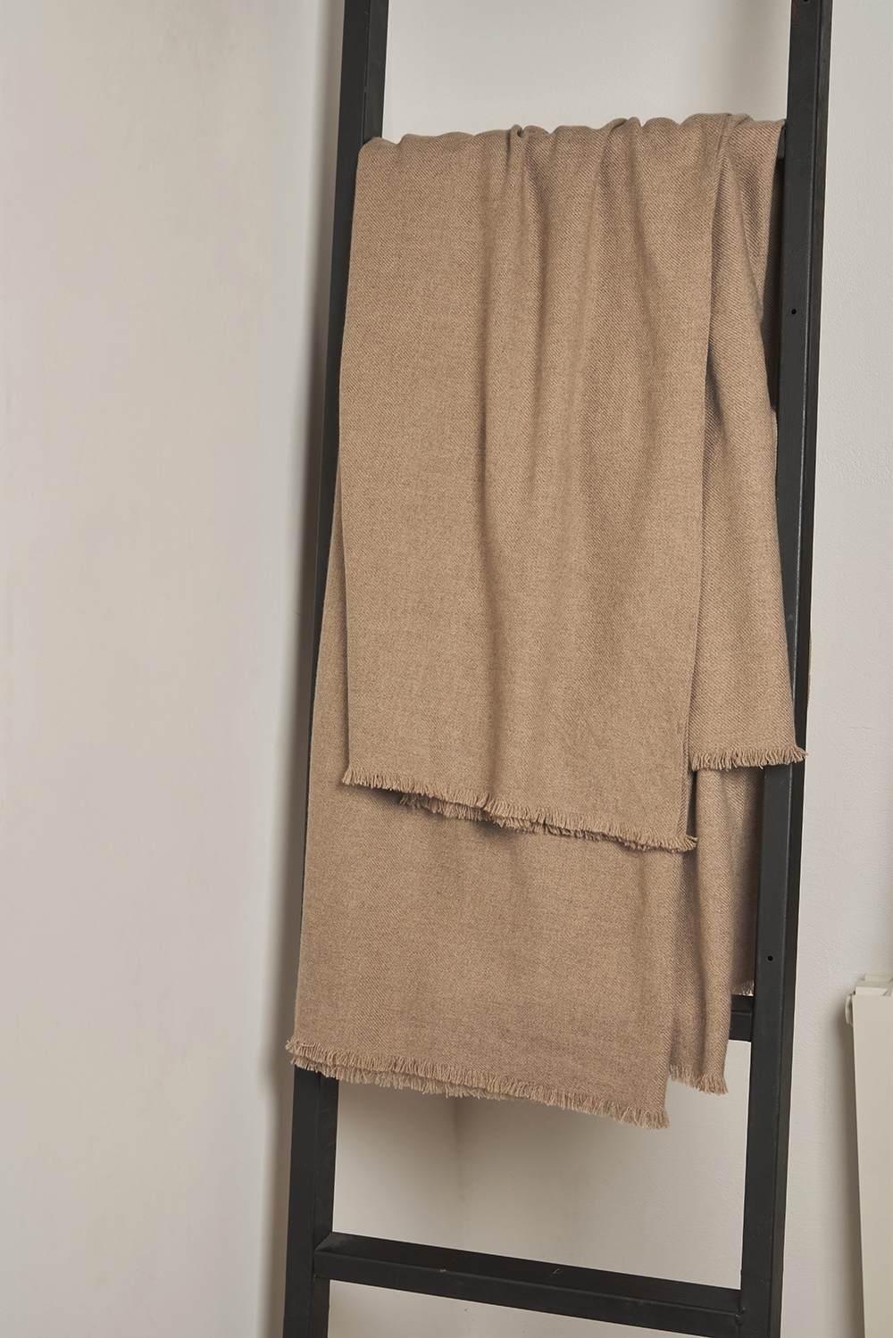 Cashmere accessories blanket akita 220 x 260 natural stone 220 x 260 cm