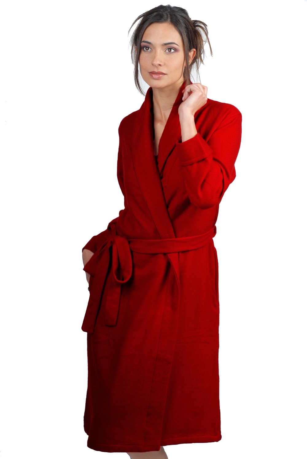 Cashmere accessories cocooning mylady deep red s1