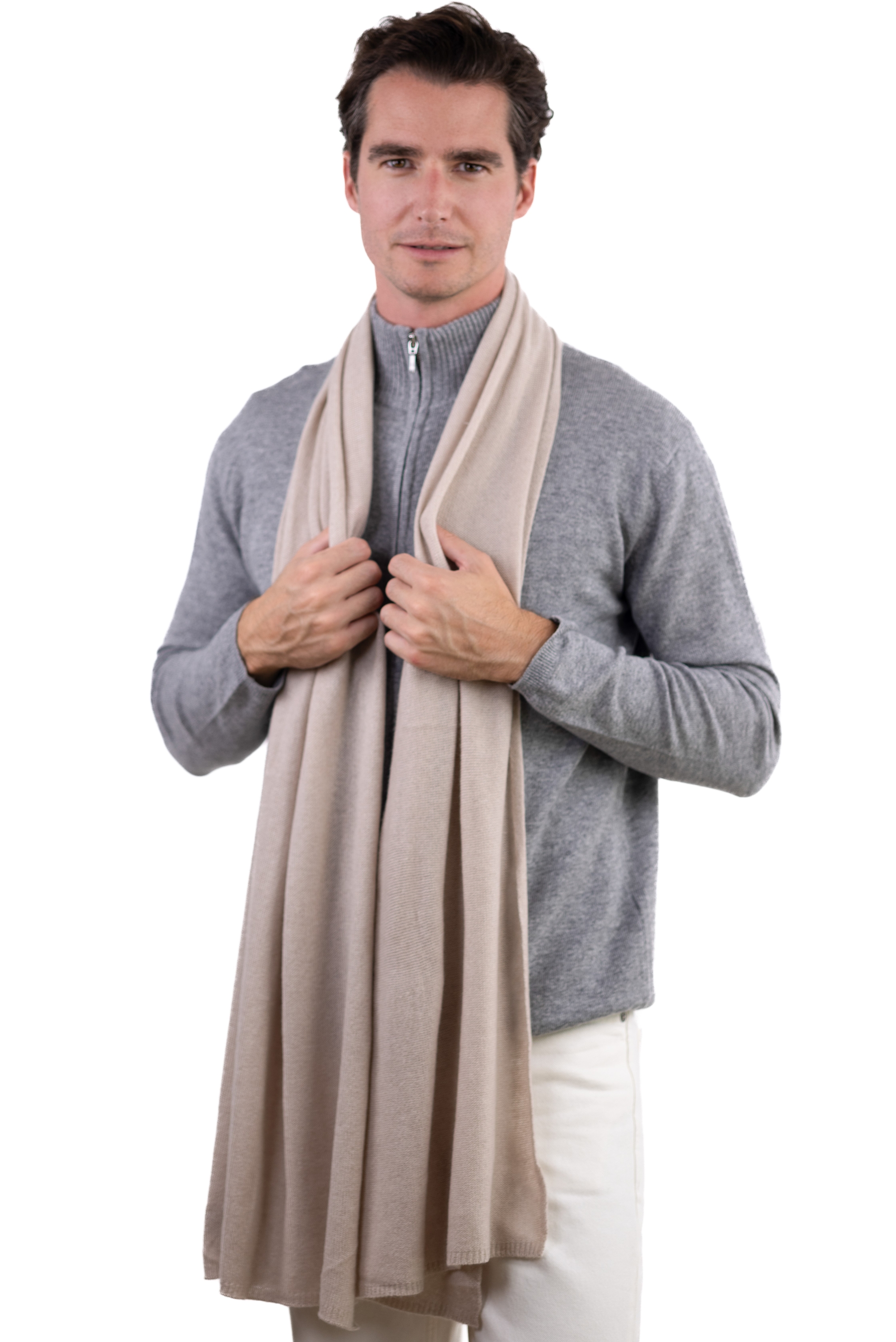 Cashmere accessories scarf mufflers zory jute 200 x 50 cm