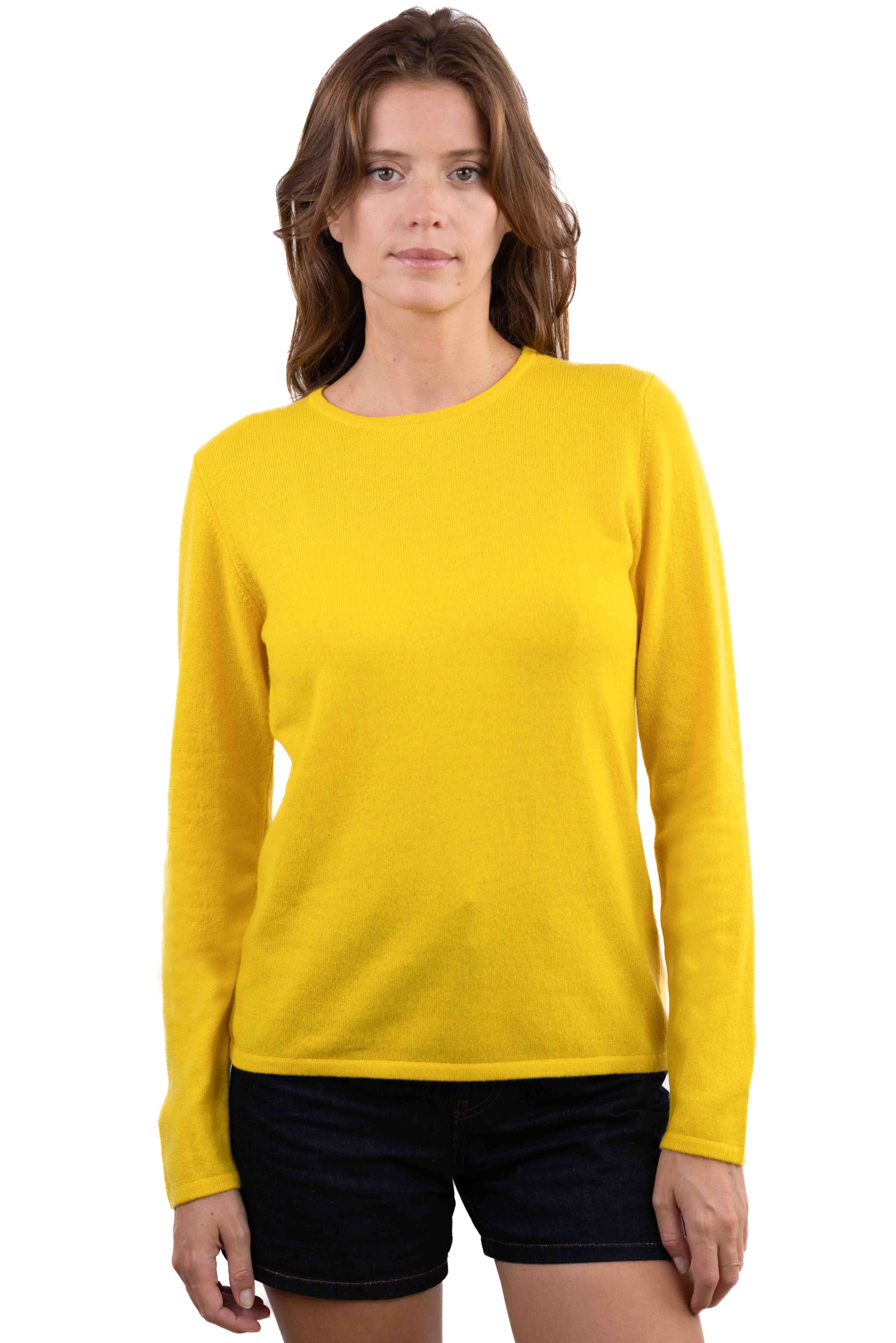 Cashmere ladies line cyber yellow l