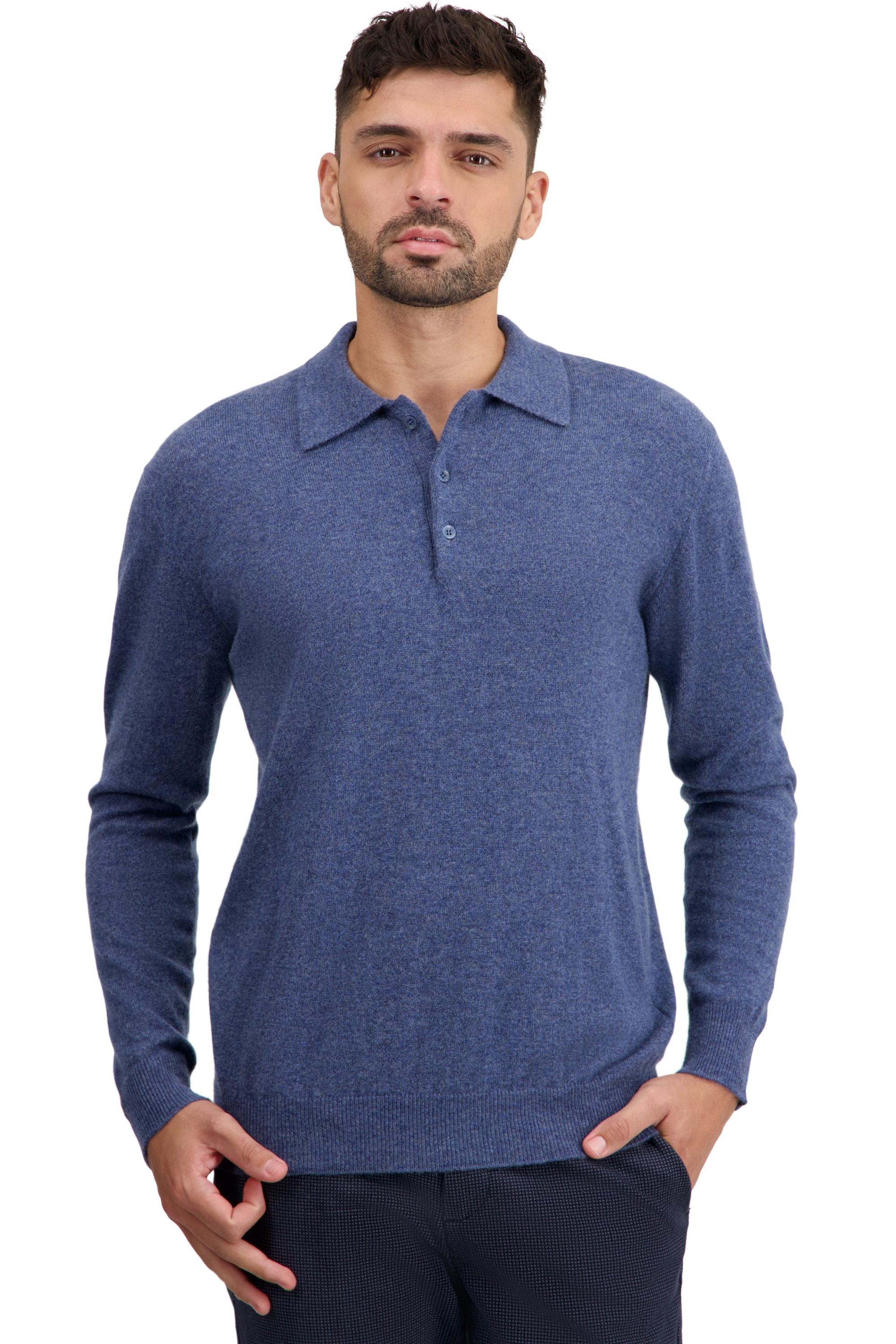Cashmere men basic sweaters at low prices tarn first nordic blue 3xl