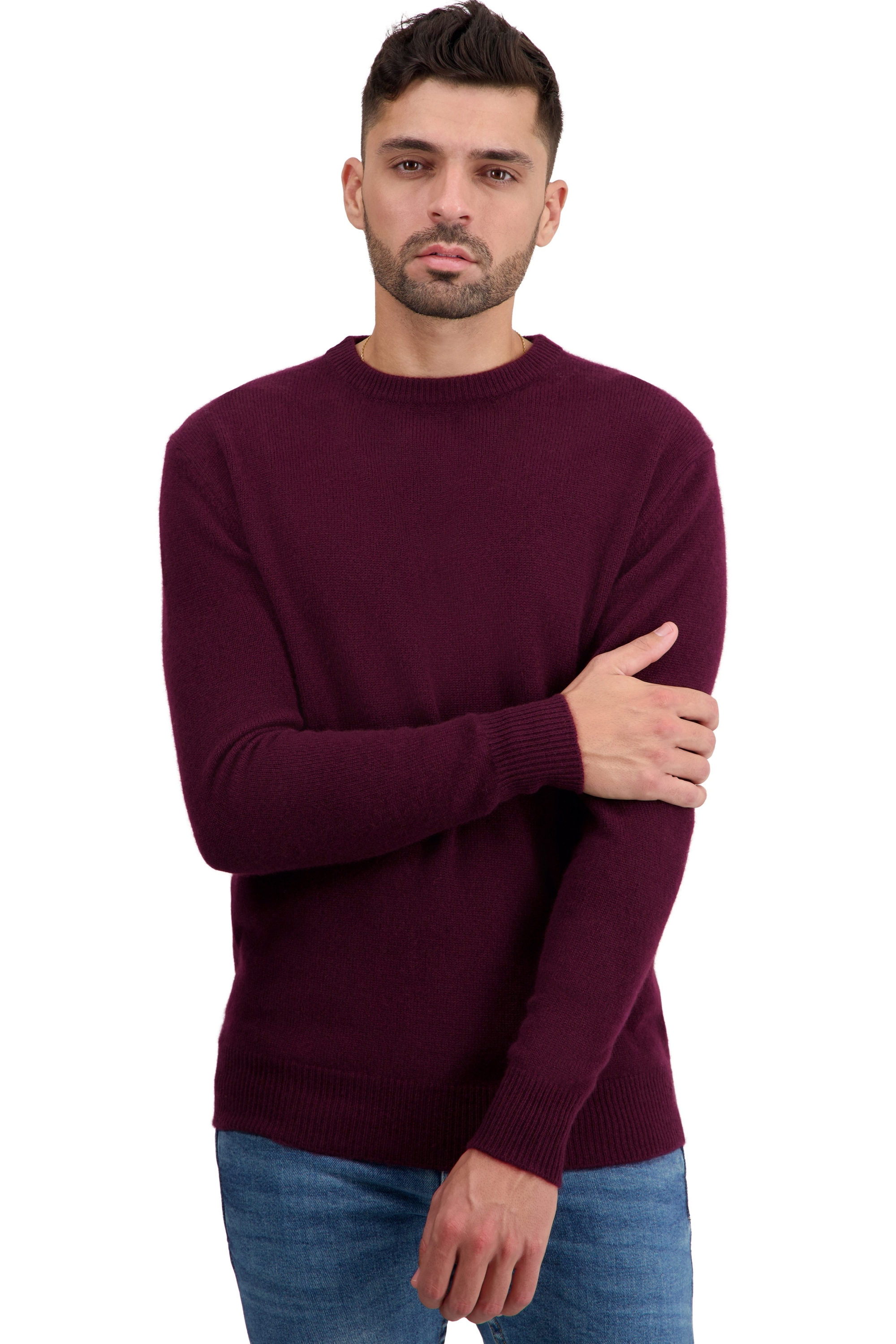 Cashmere men basic sweaters at low prices touraine first bordeaux 3xl