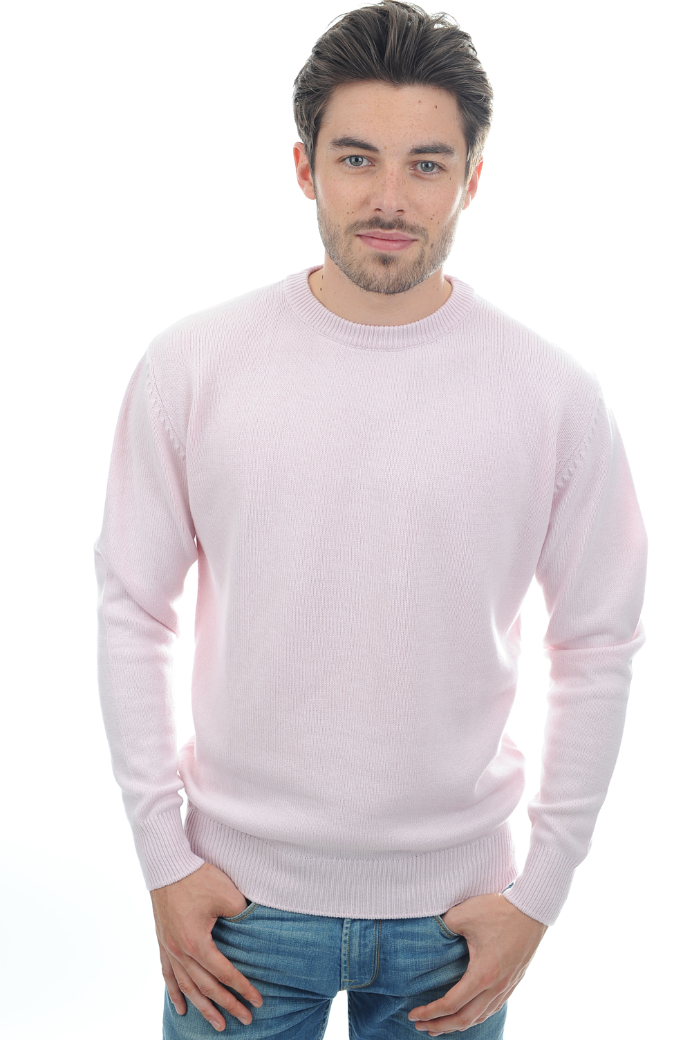 Cashmere men chunky sweater nestor 4f shinking violet 4xl