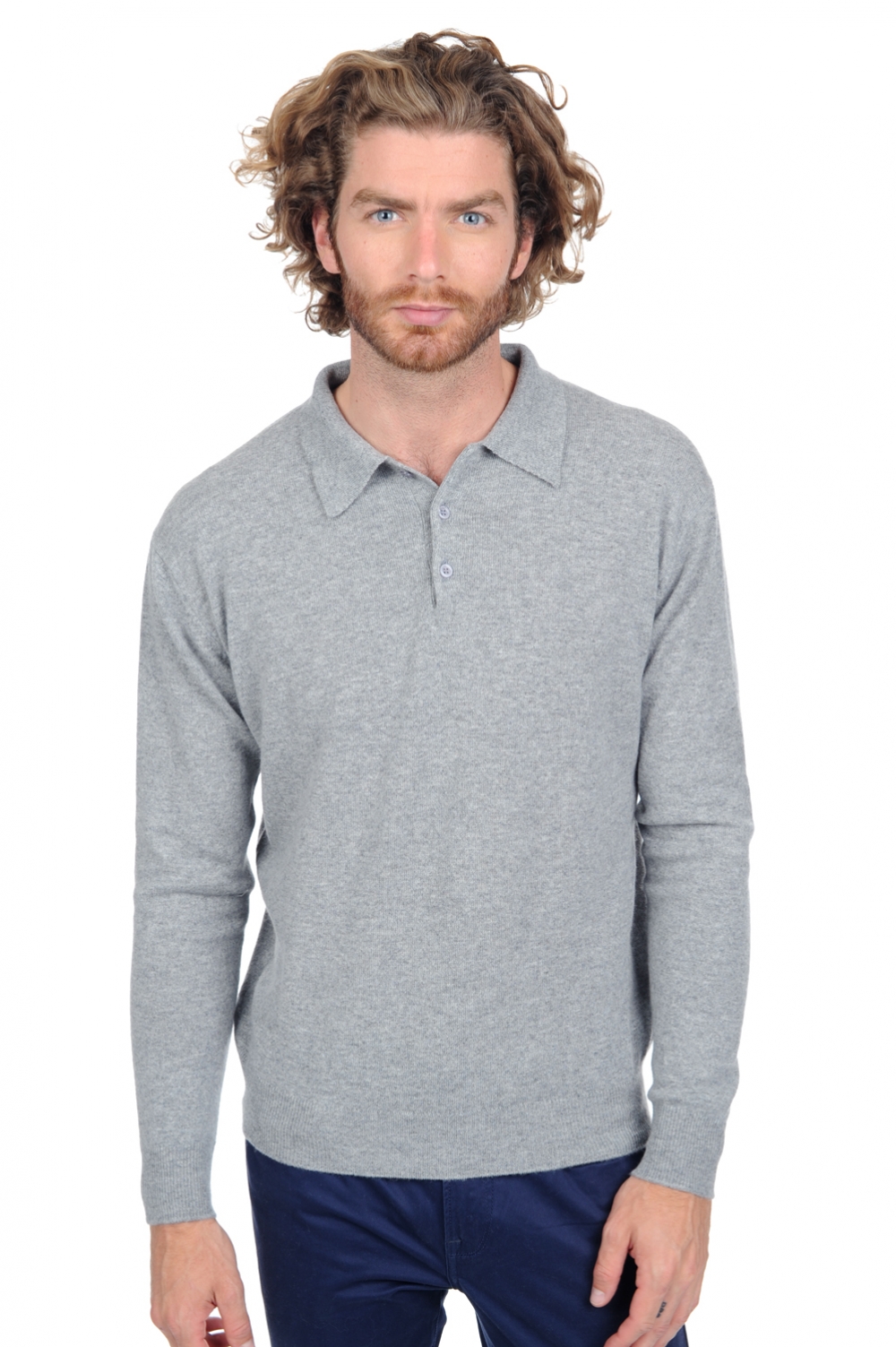 Cashmere men polo style sweaters alexandre premium premium flanell l
