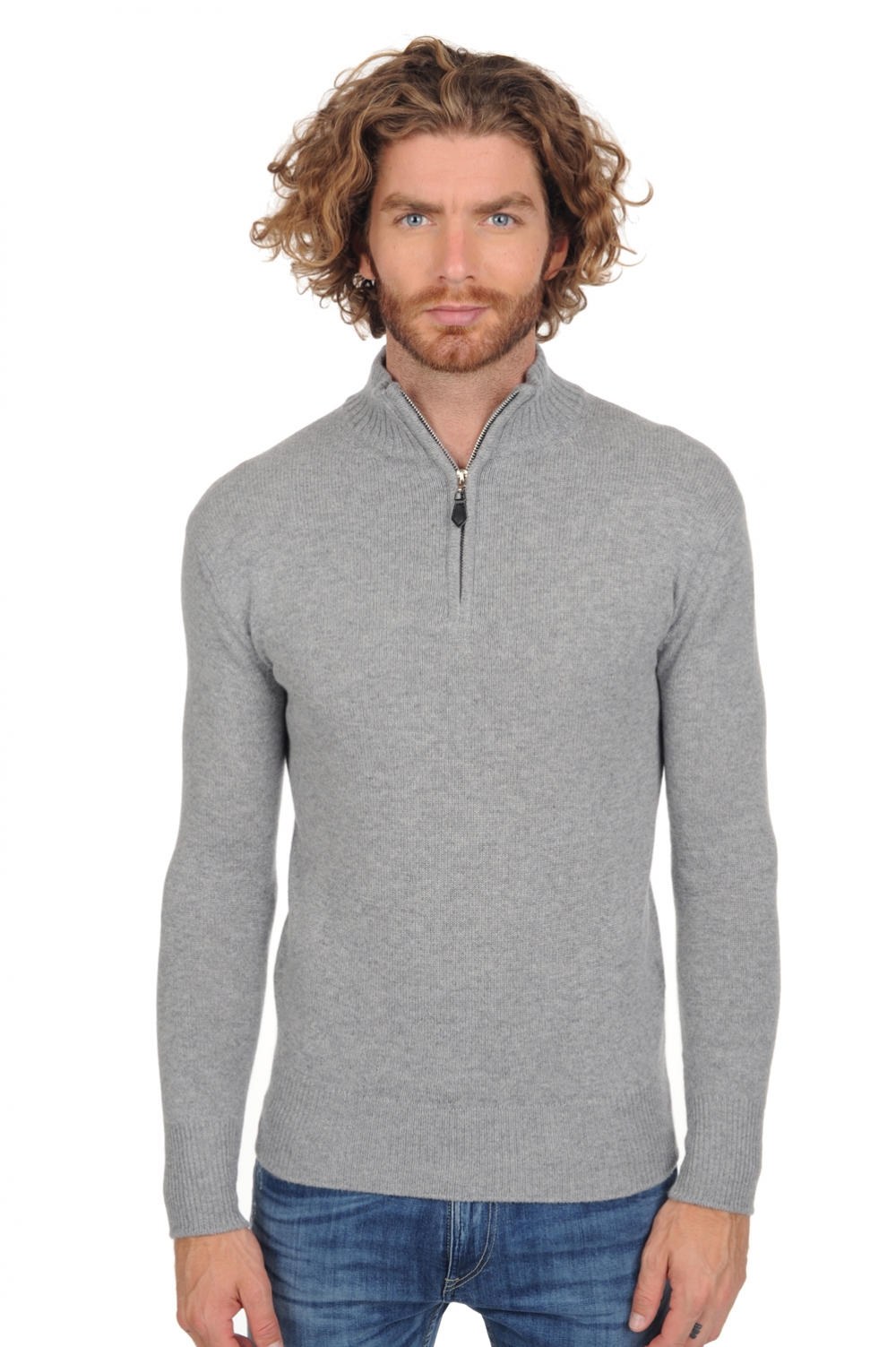Cashmere men polo style sweaters donovan premium premium flanell s