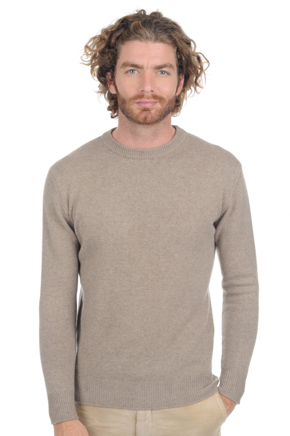 Cashmere men premium sweaters nestor 4f premium dolma natural xl