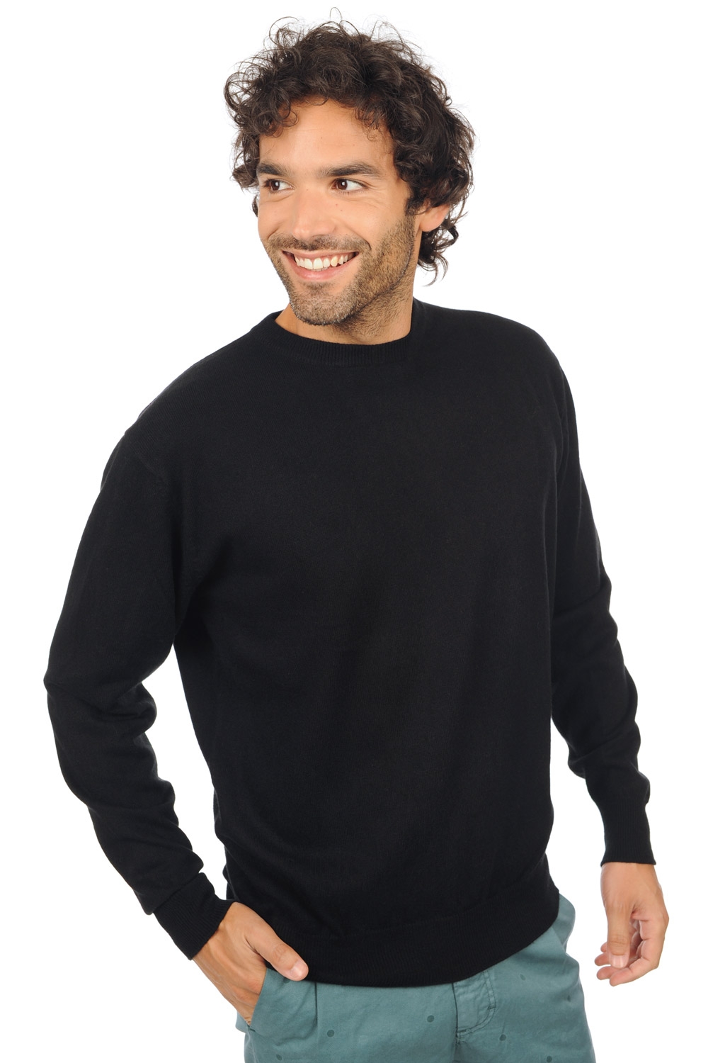 Cashmere men premium sweaters nestor premium black xs
