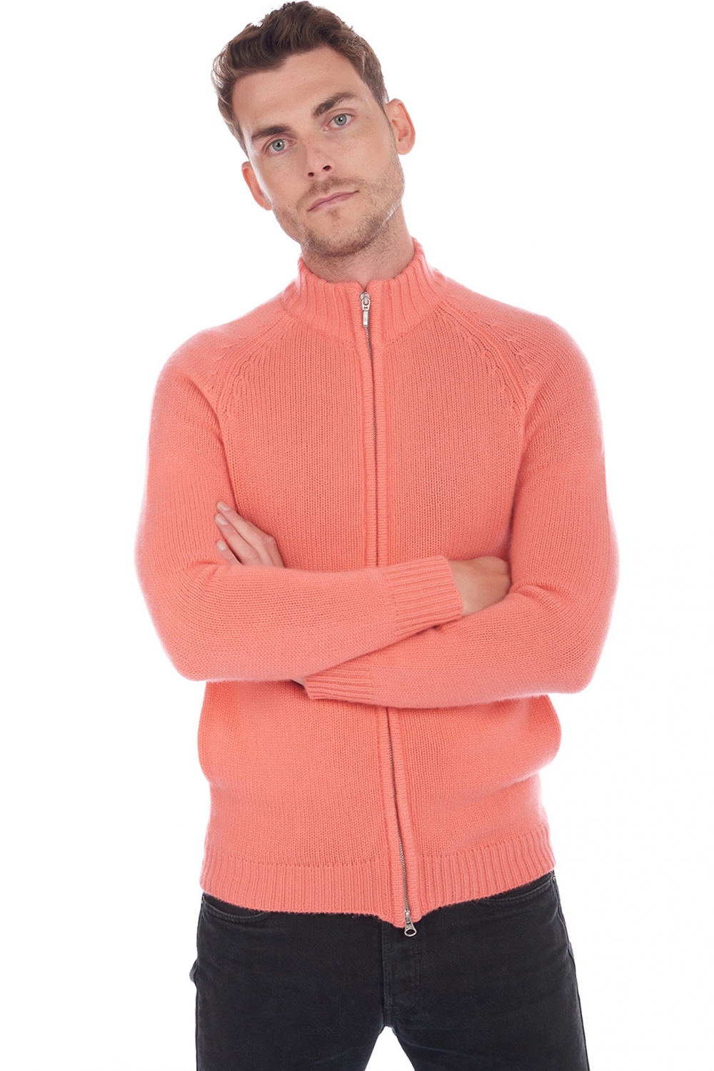 Cashmere men waistcoat sleeveless sweaters argos peach 2xl