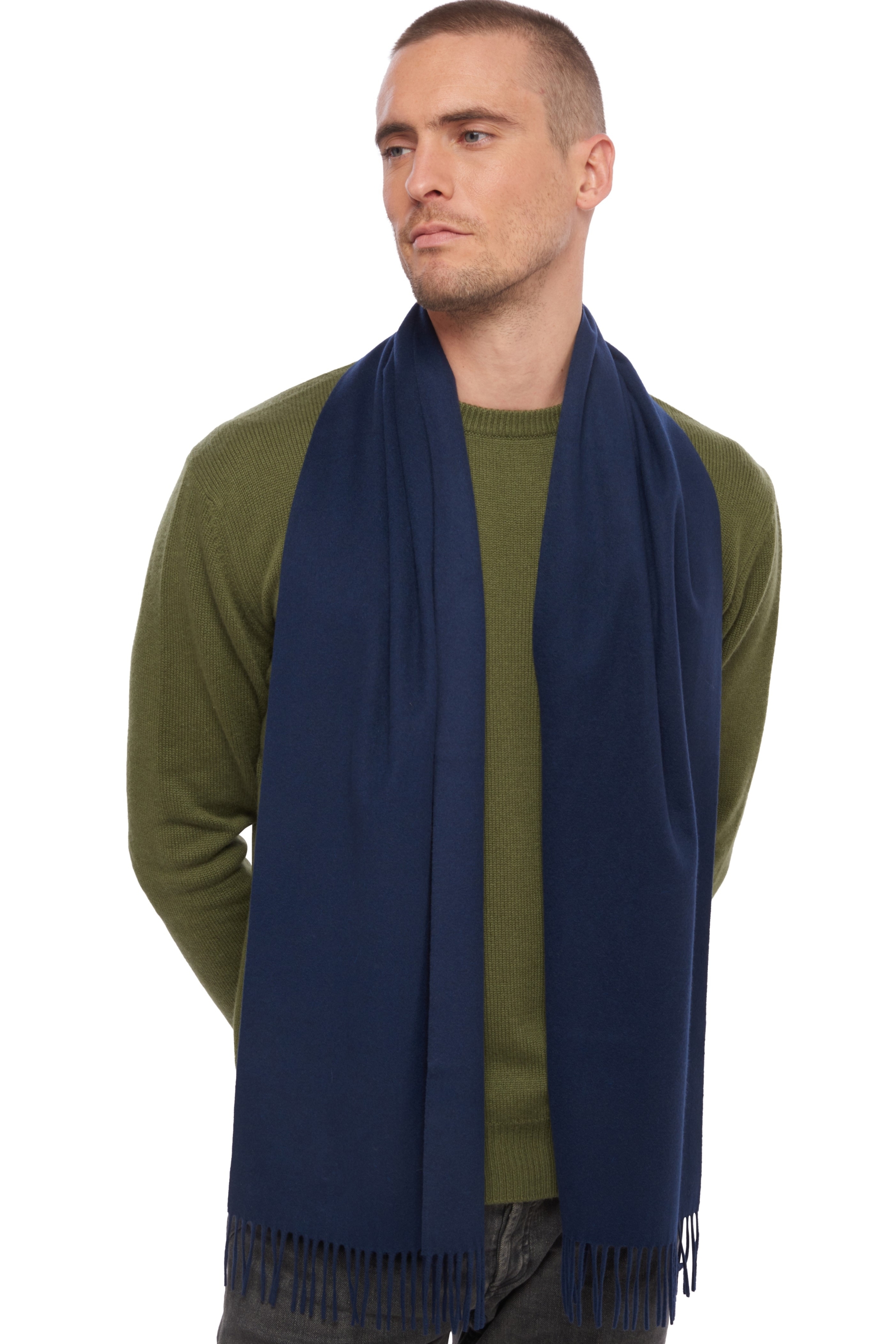 Vicuna accessories scarf mufflers vicunazak navy 175 x 30 cm