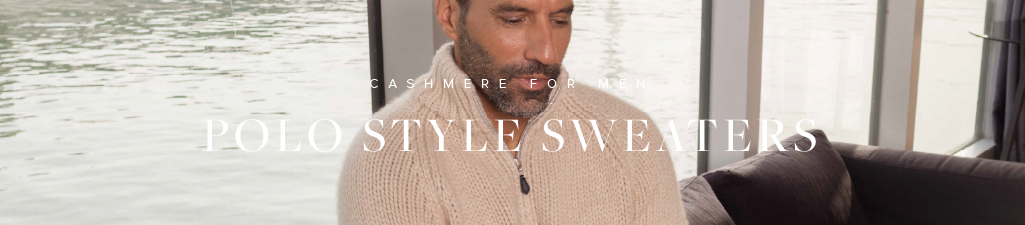 Cashmere for menPolo style sweaters